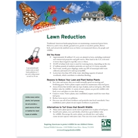 Lawn Reduction Tip Sheet - Pack fo 50 - NWFVOL2D