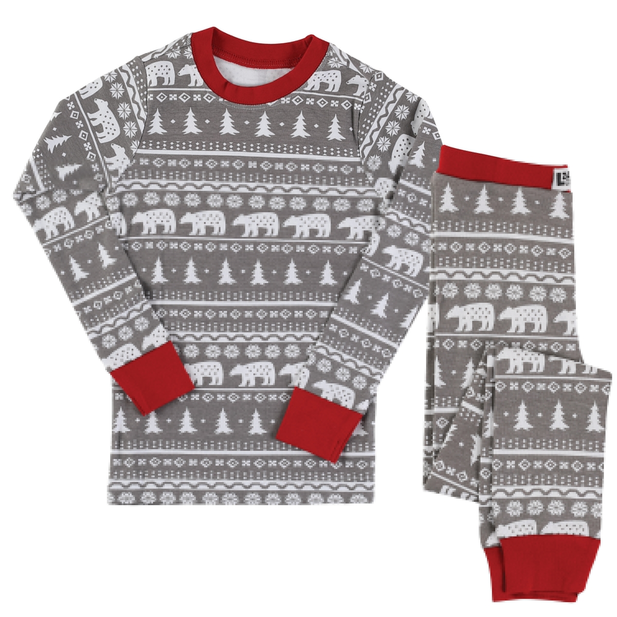 Nordic Bear Kids Pajama Set