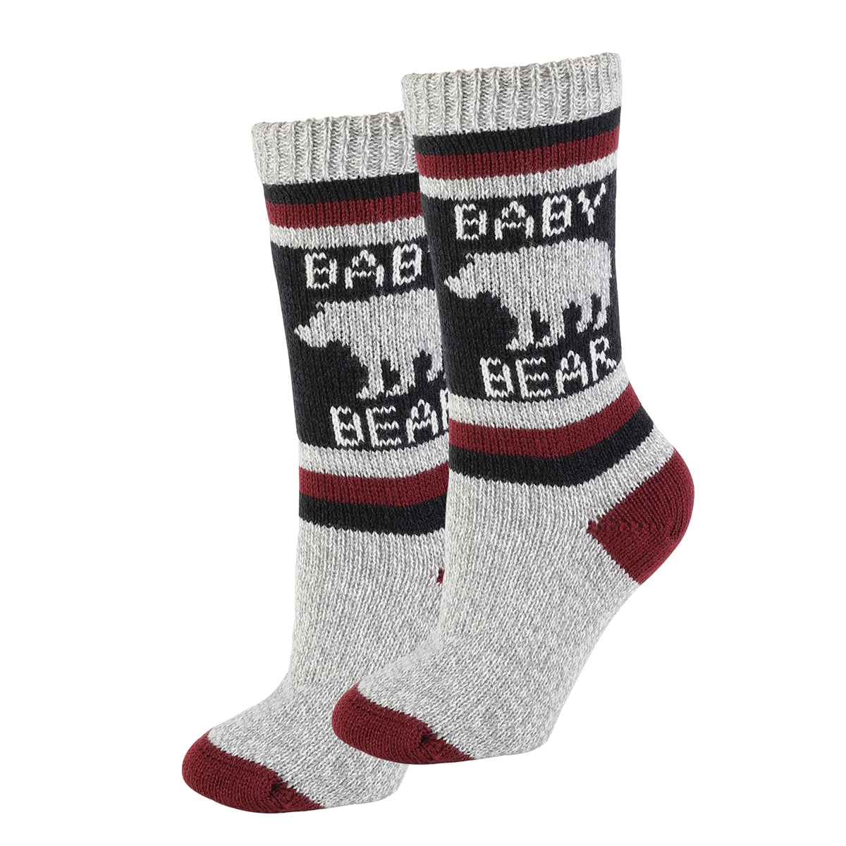 Baby Bear Sherpa Socks in Black