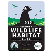Vermont Natural Resources Council Certified Wildlife Habitat Sign