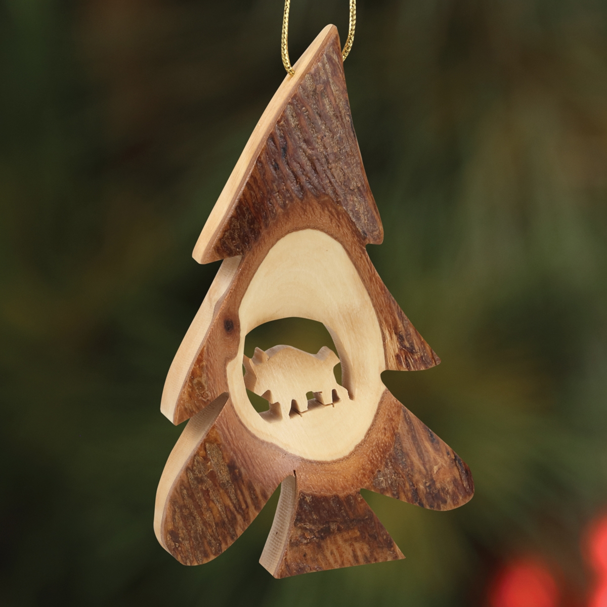 Bison Trees for Wildlife Ornament