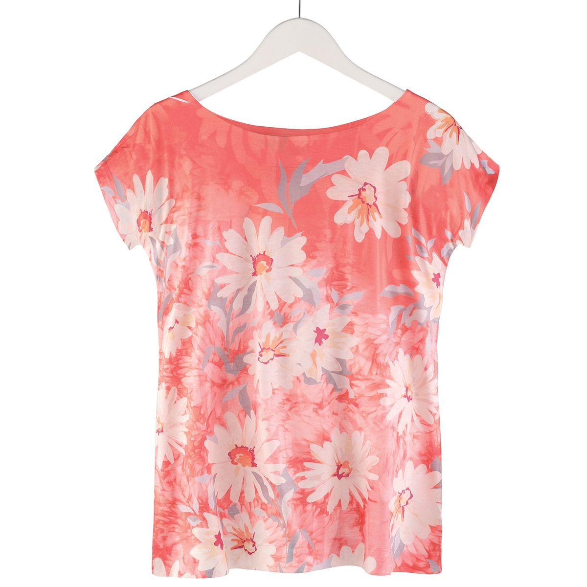Coral Daisies Tee