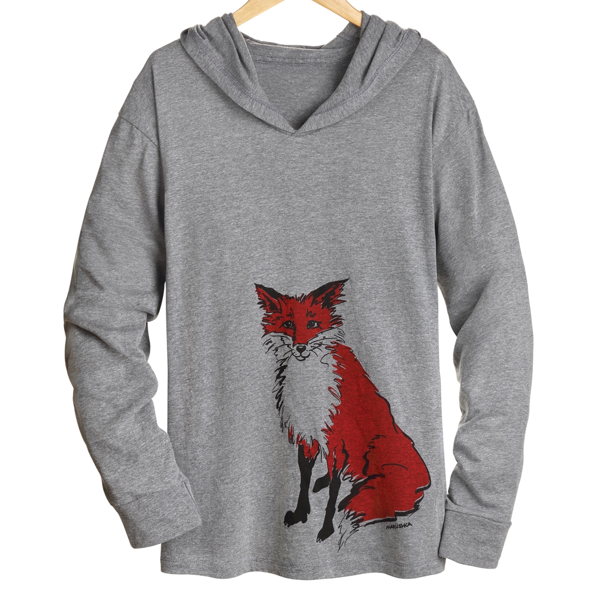 Fox Hooded Tee