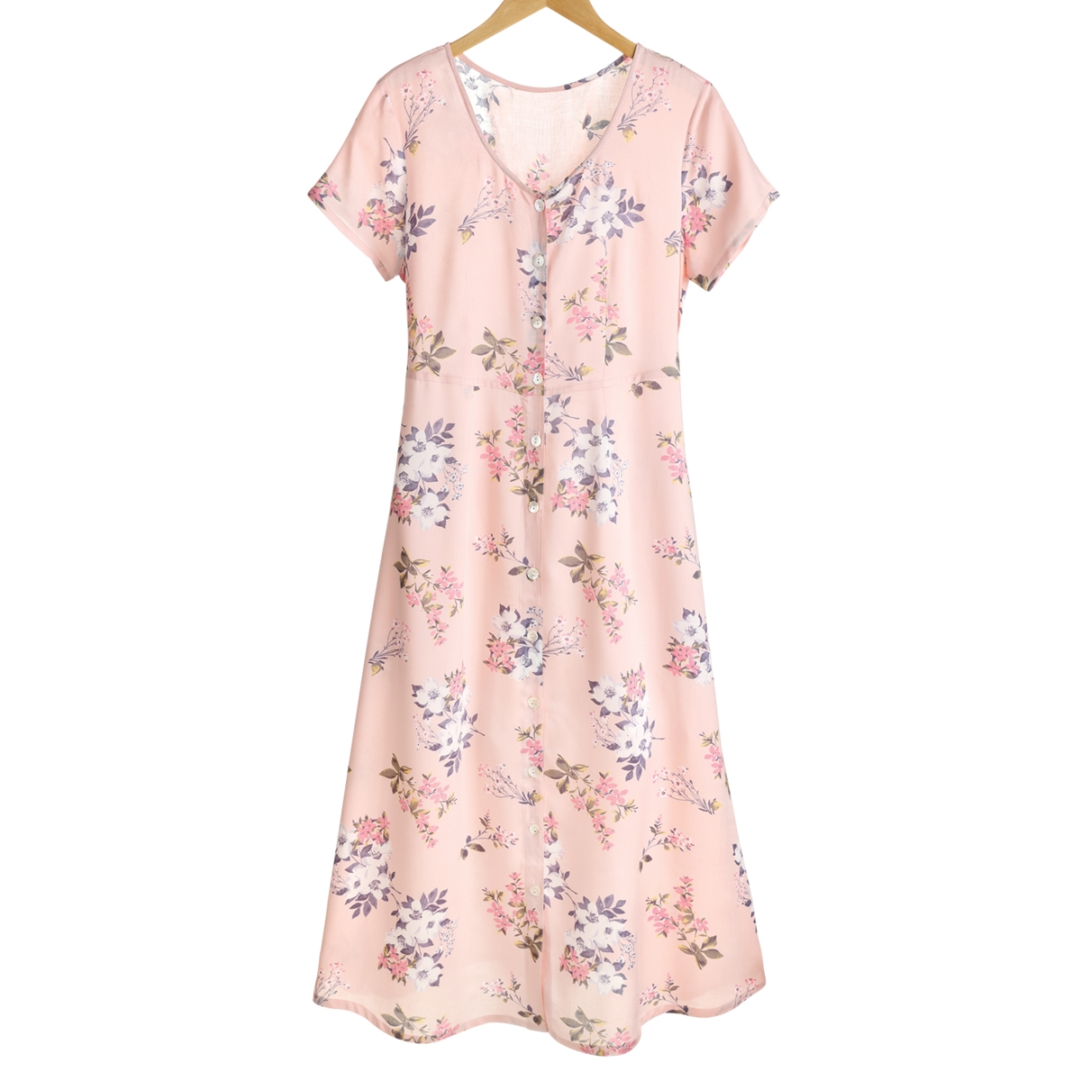 Pink Garden Floral Dress