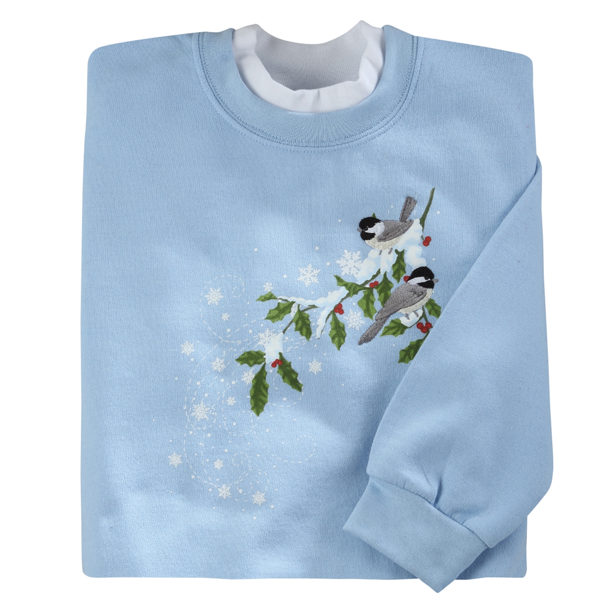 Chilly Chicks & Holly Pullover