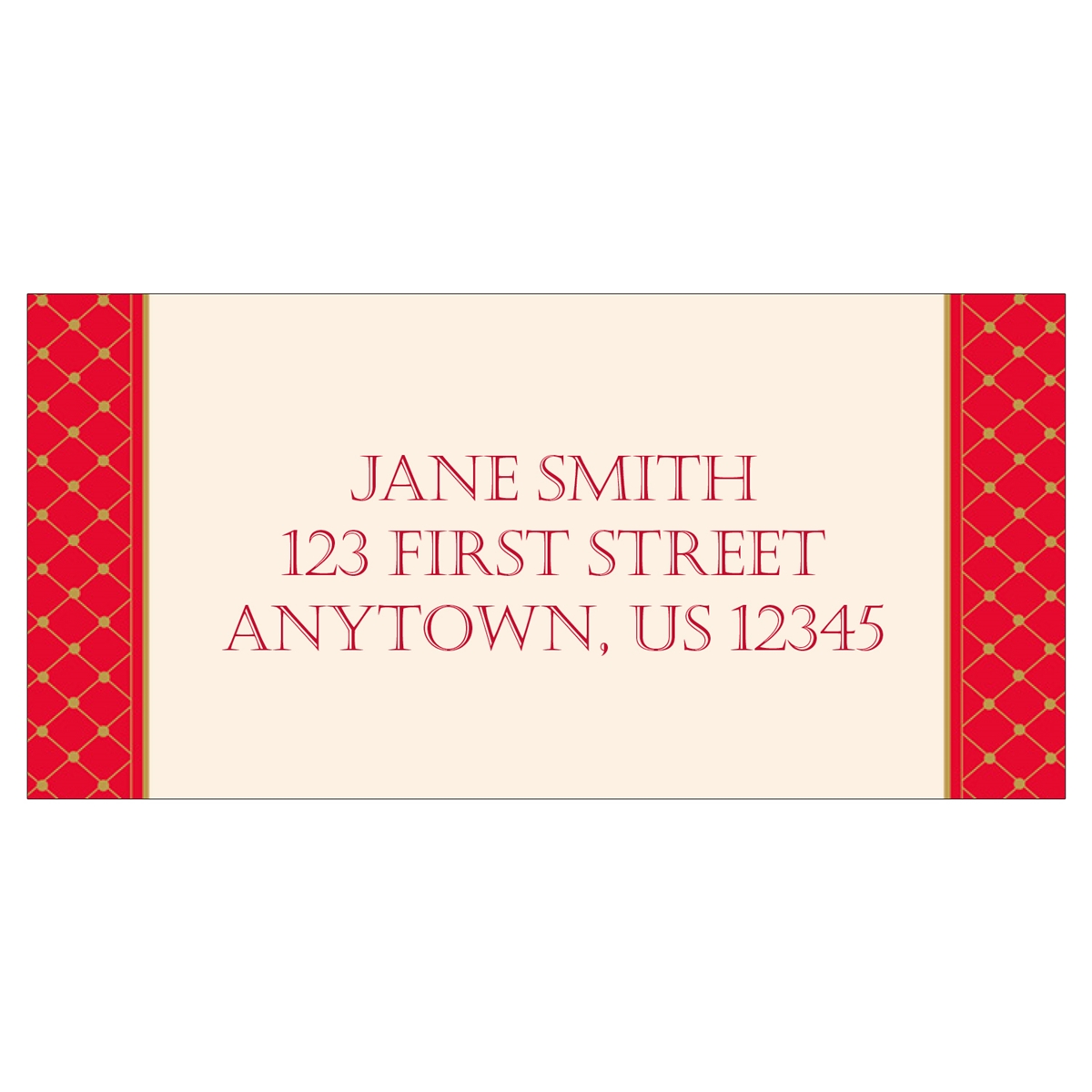Elegant Sleigh Address Label