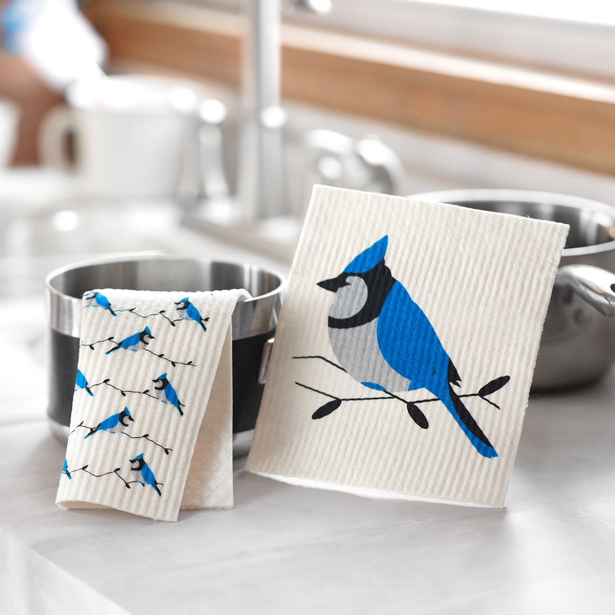 Bird Swedish Dishcloth – Wild Cotton Linens