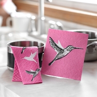 Hummingbird Swedish Dish Cloth Set