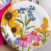 Wildflowers Salad Plate Set