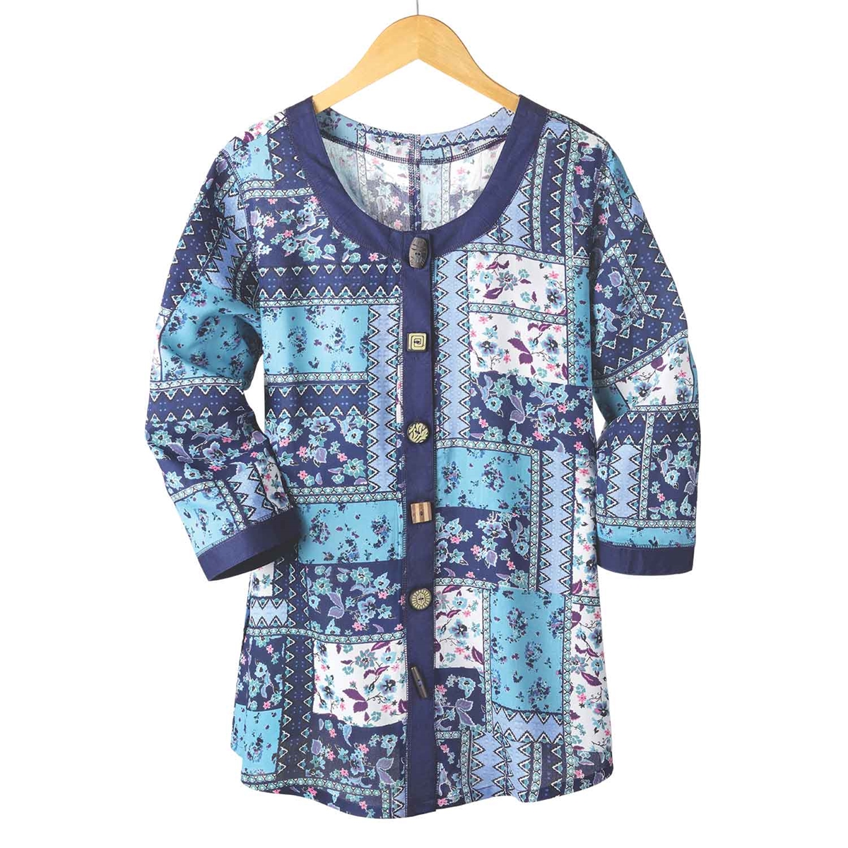Patchwork Floral Tunic