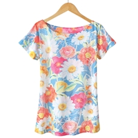 Abstract Floral Tee - 653046