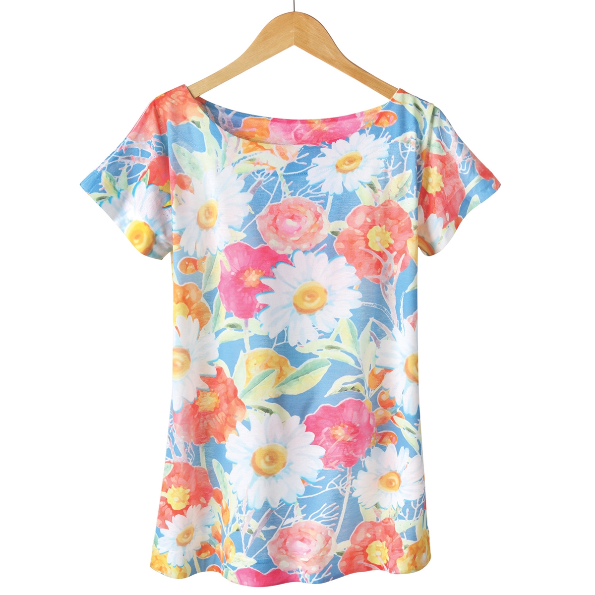 Abstract Floral Tee
