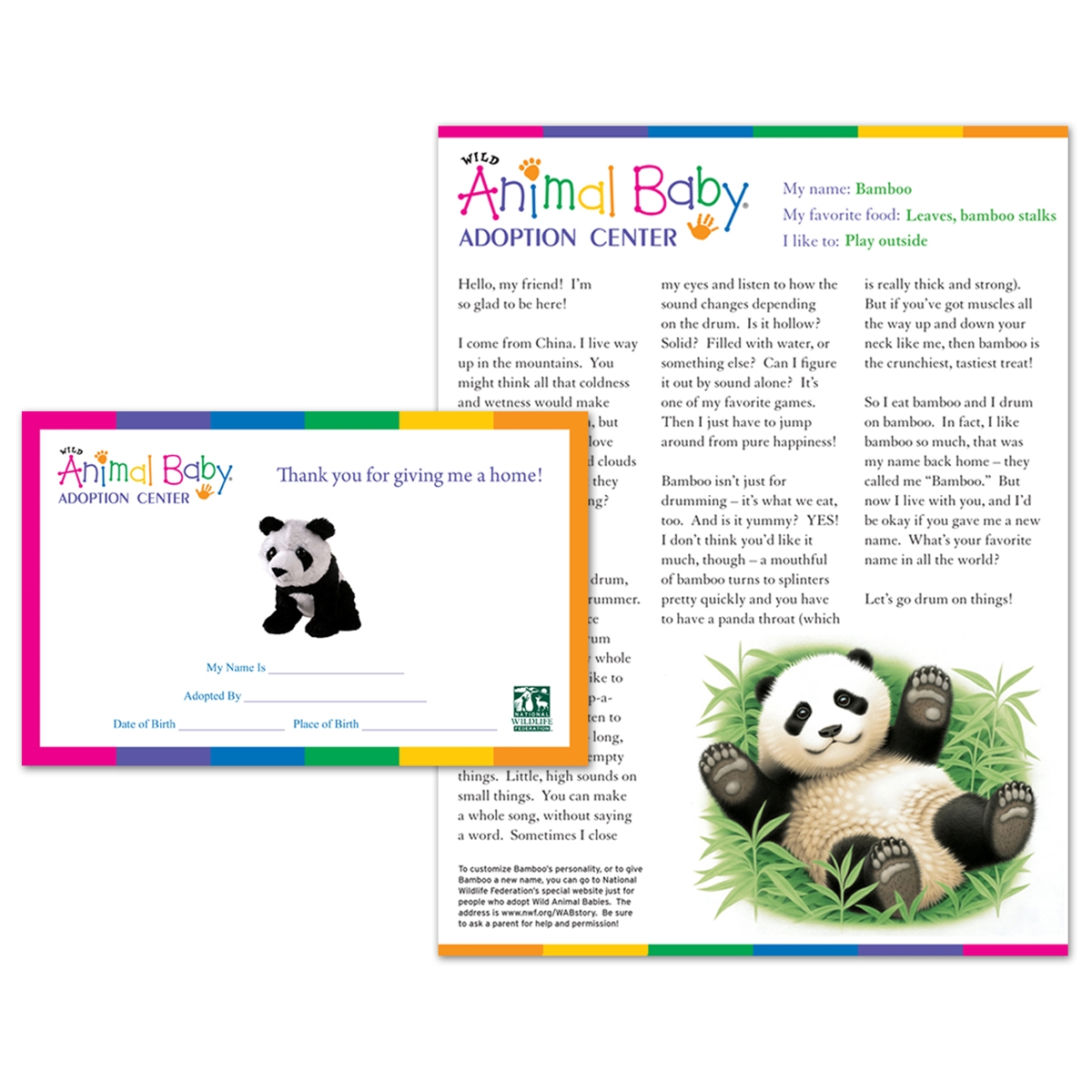 Adopt a Baby Panda