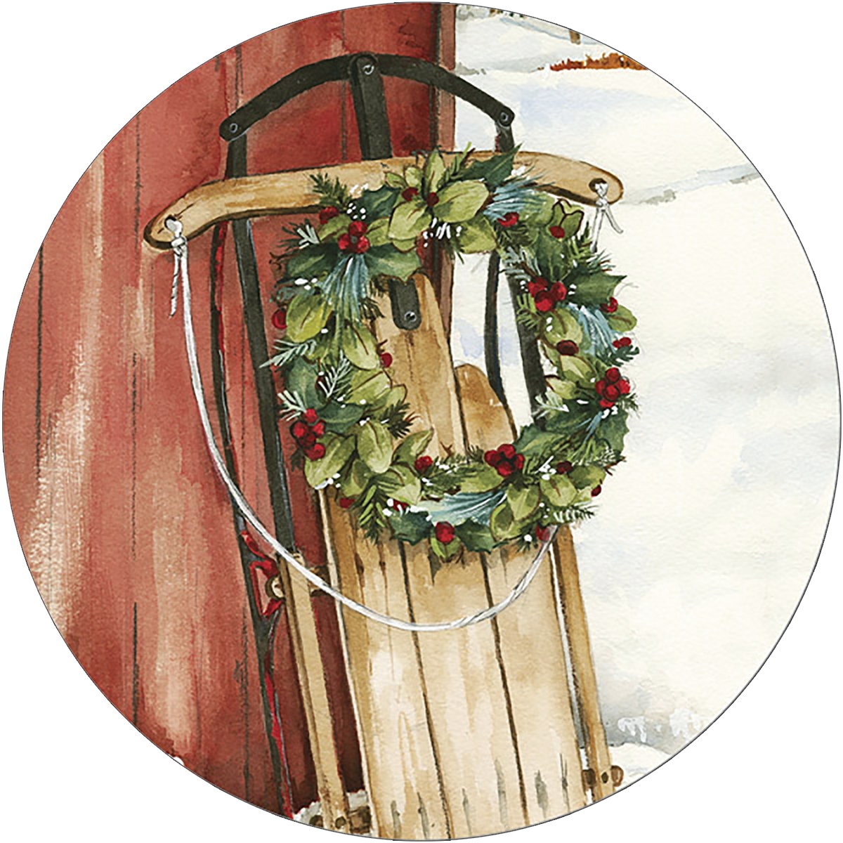 Holiday Sleigh Envelope Seal