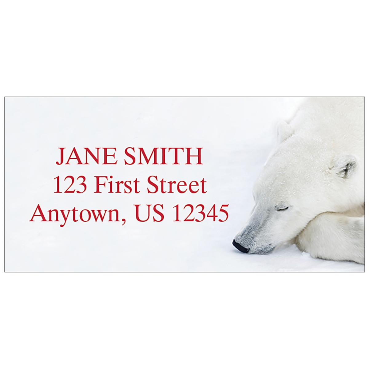Sleeping Bear Address Label