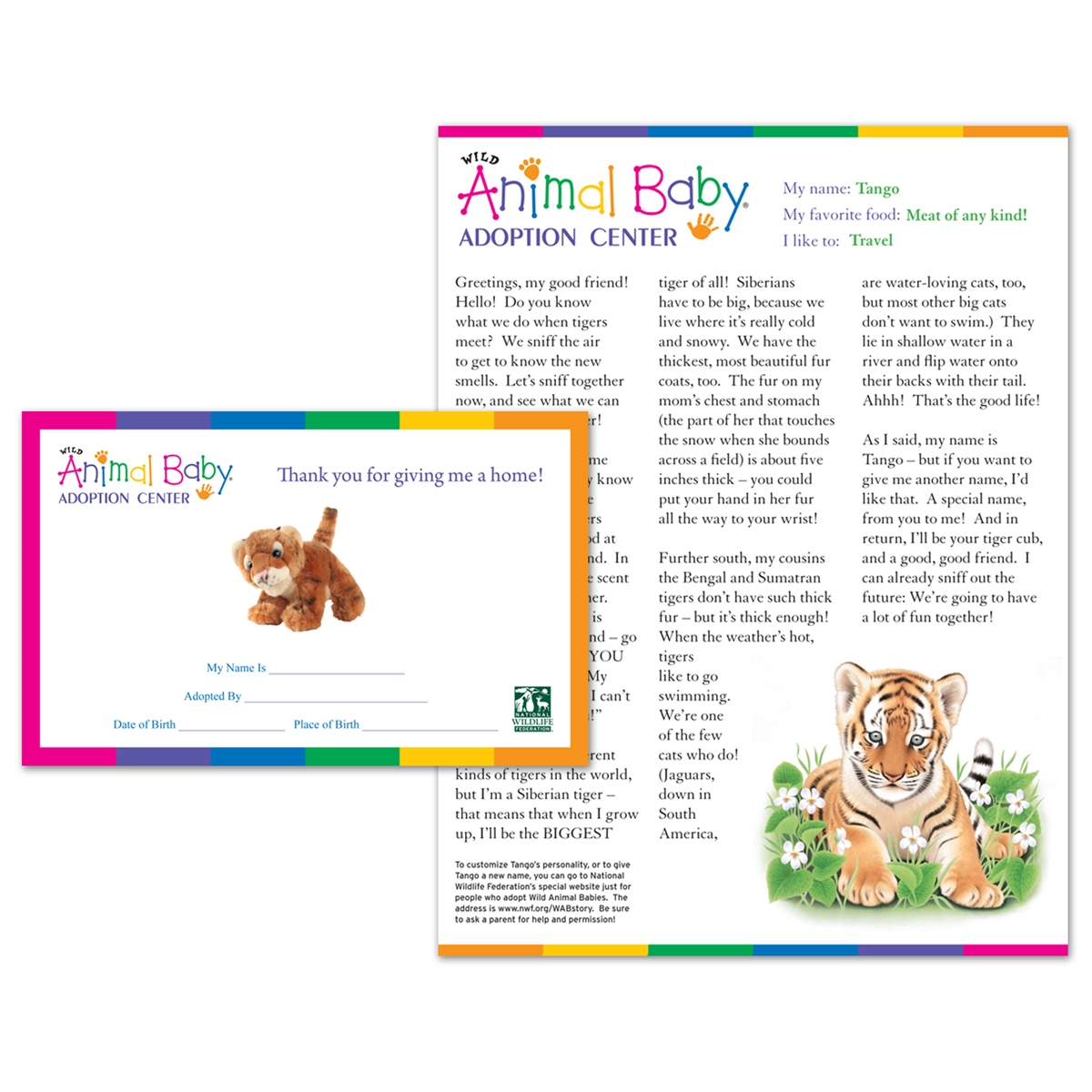 Adopt a Baby Tiger
