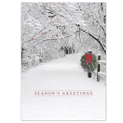 Snowy Lane Card