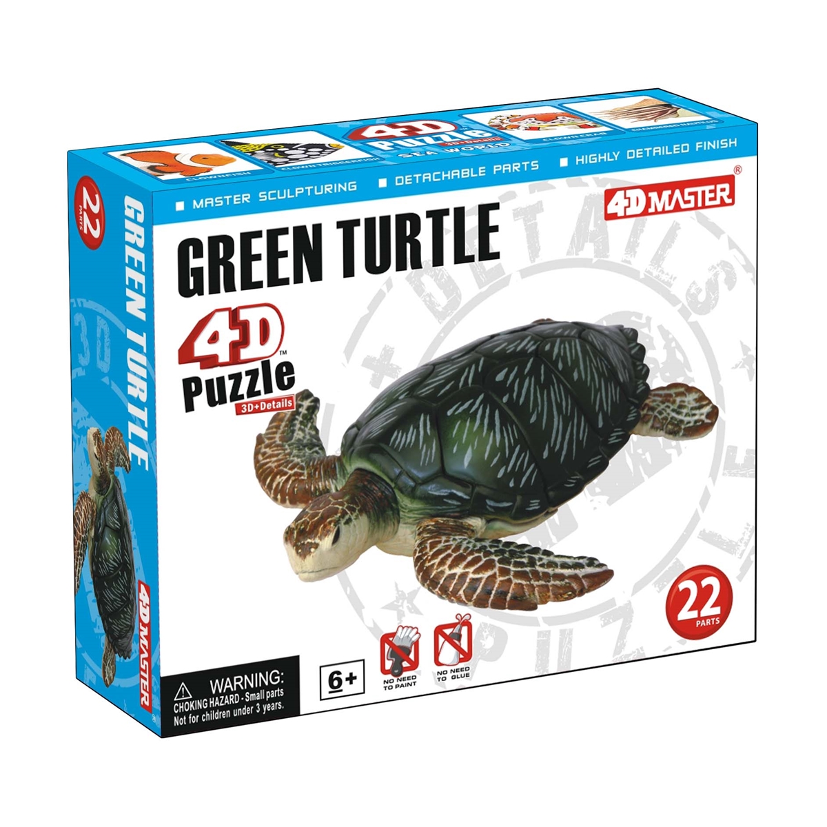 Green Turtle Model Puzzle