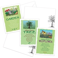 Advice from the Wildflower, Garden and Tree Greeting Cards