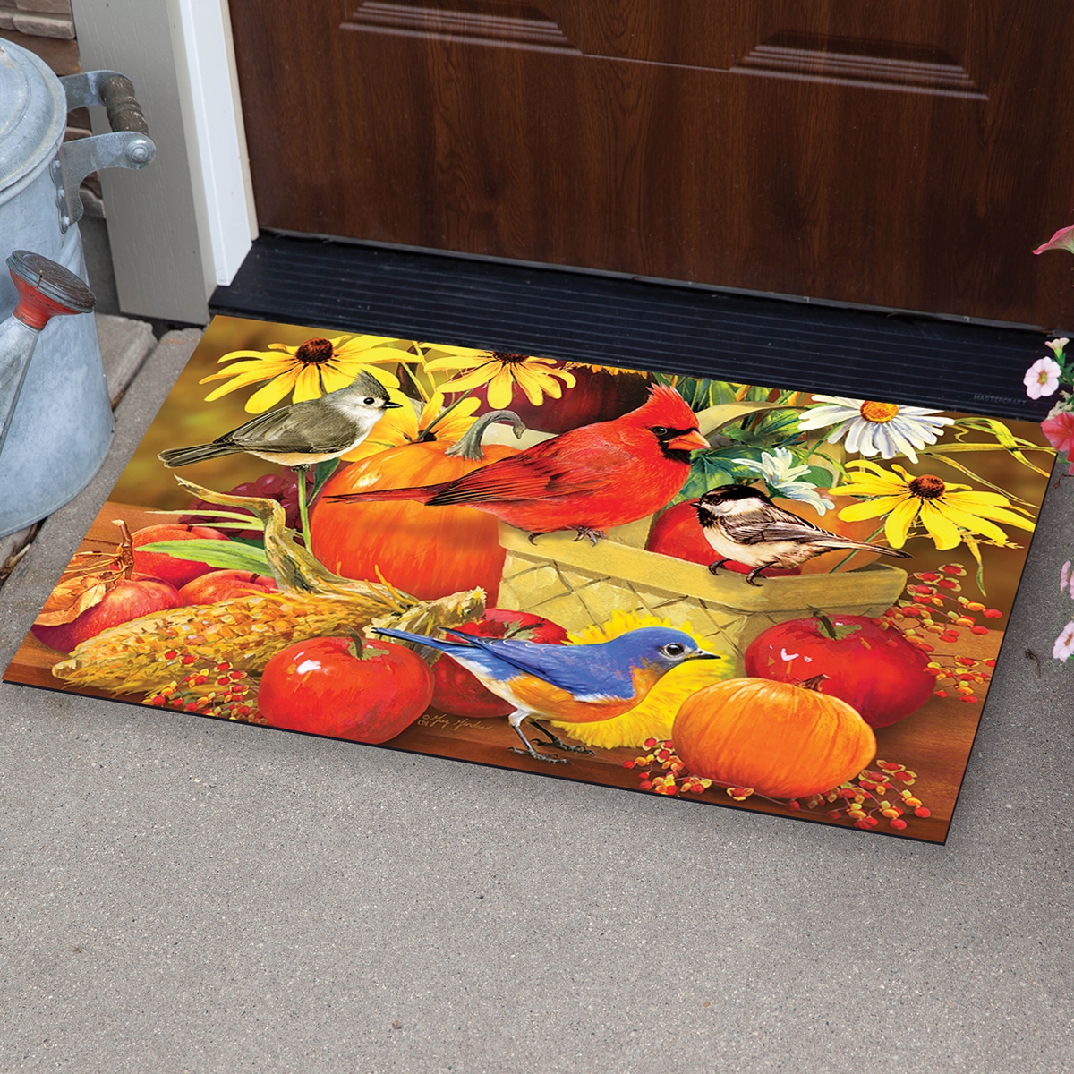 Autumn Songbirds Mat