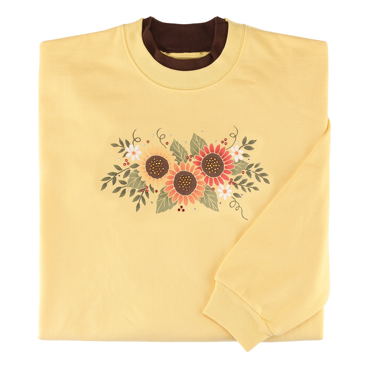 Sunflower Cluster Pullover