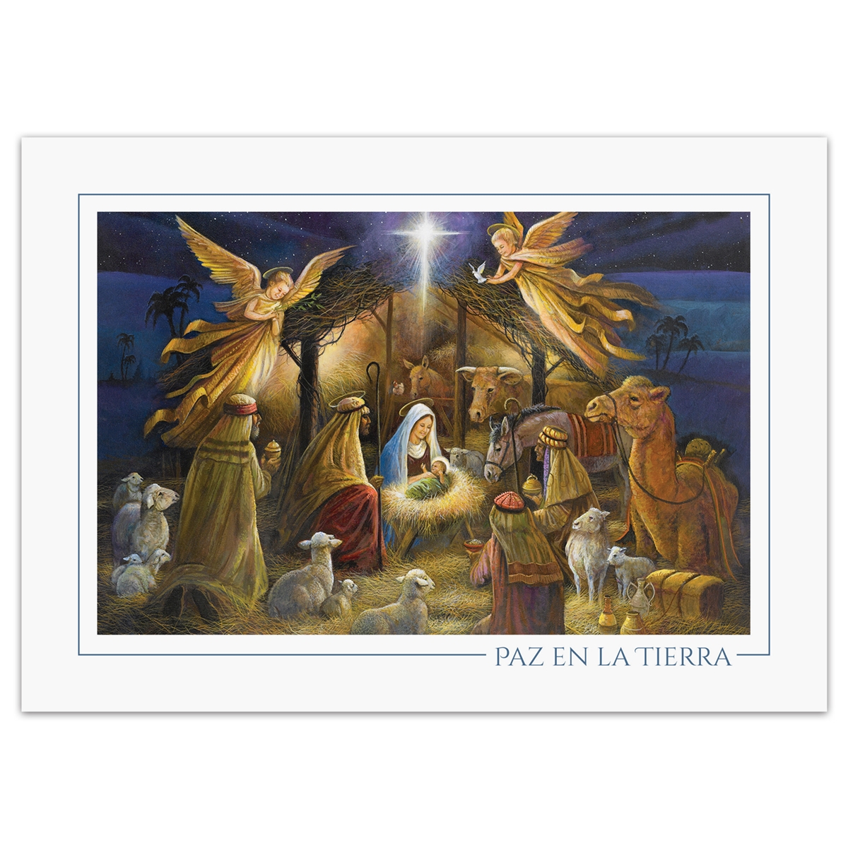 In The Manger - Spanish Holiday Cards