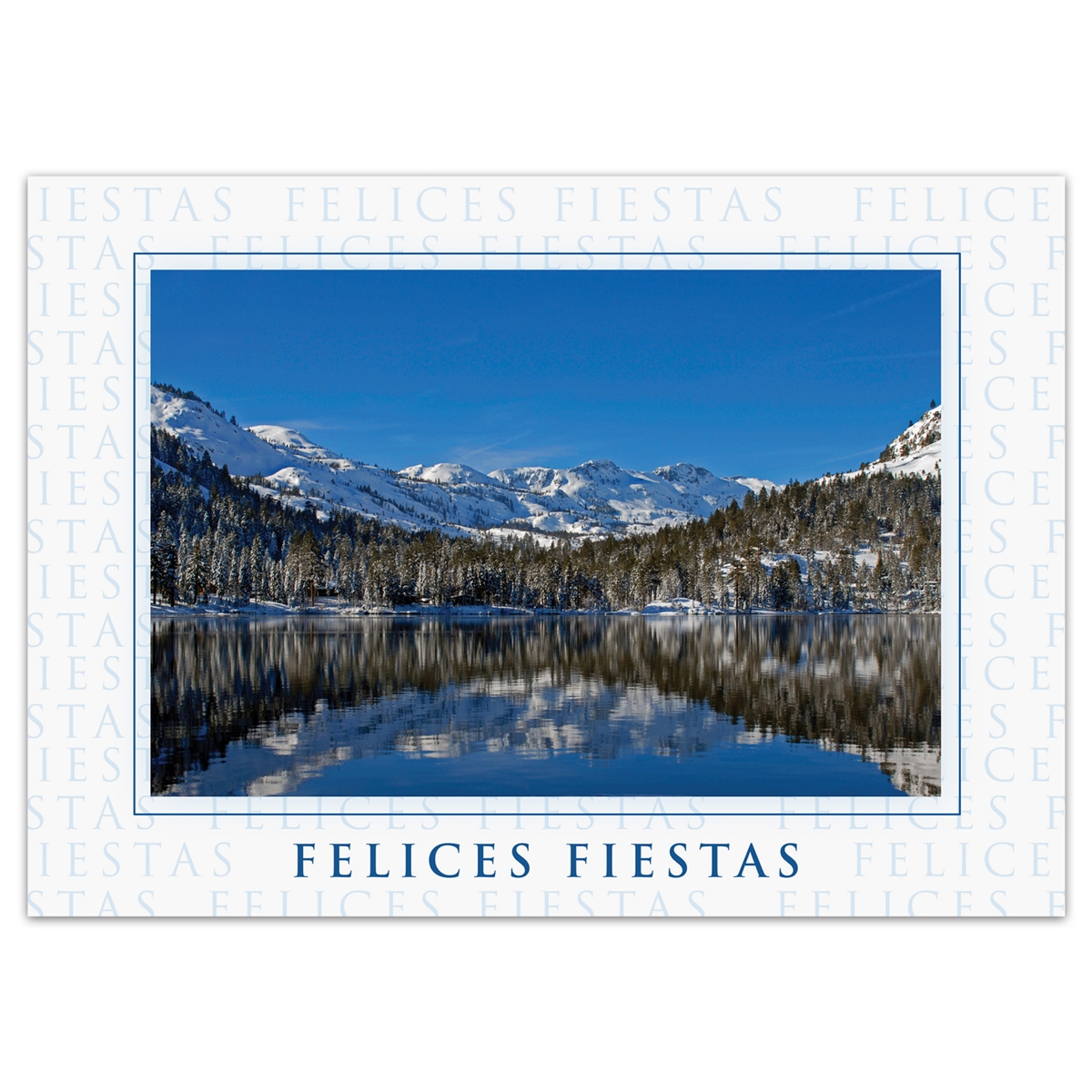 Tahoe Reflection - Spanish Holiday Cards