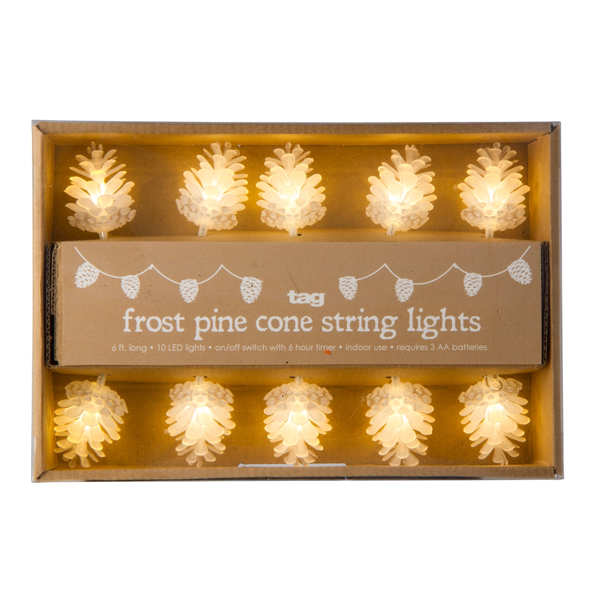 Pinecone String Lights