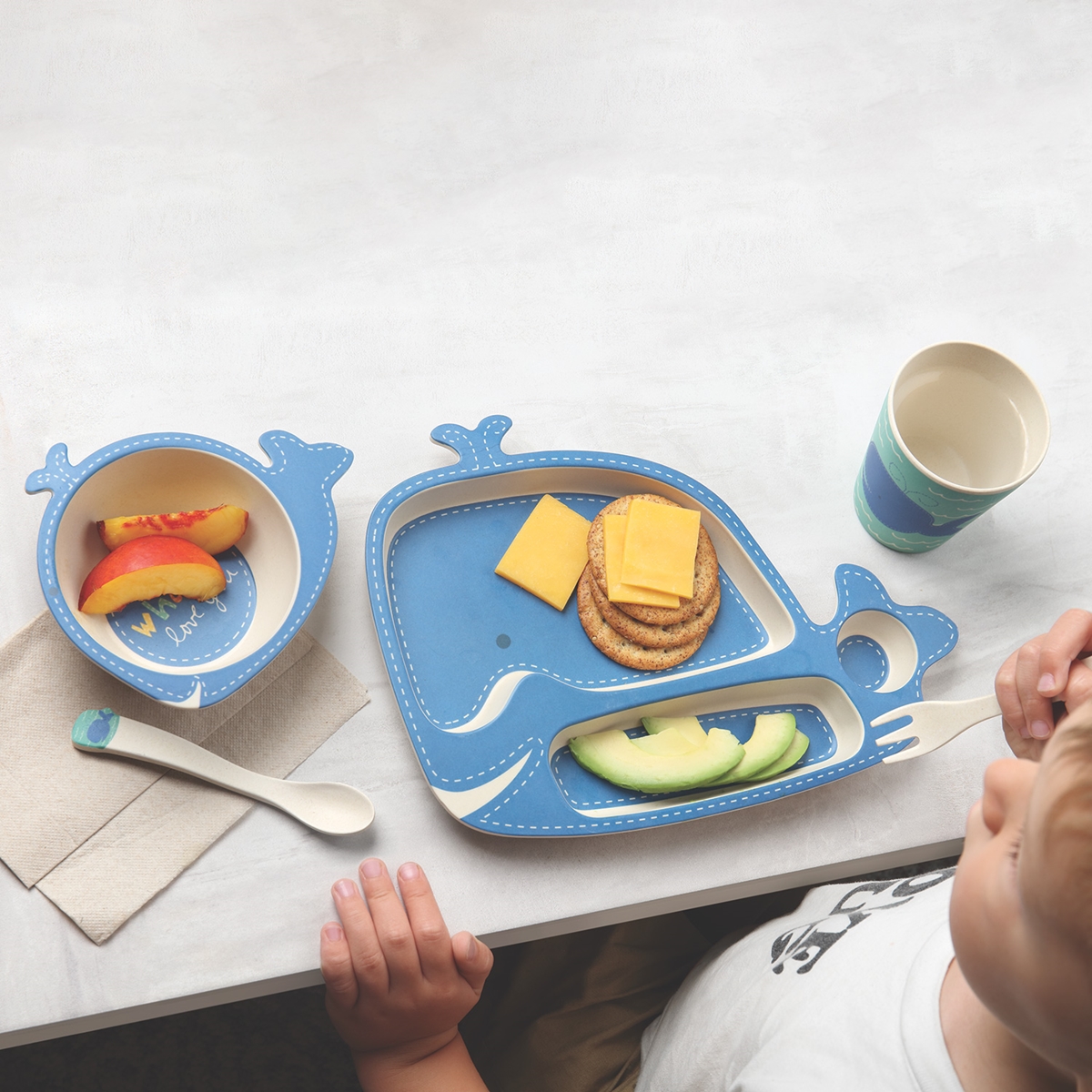 Wally the Whale Dinner Set