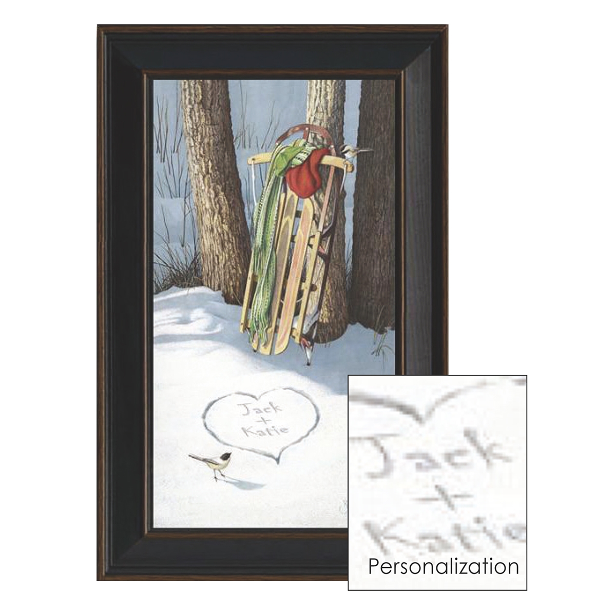 Sleigh Personalized Art Print