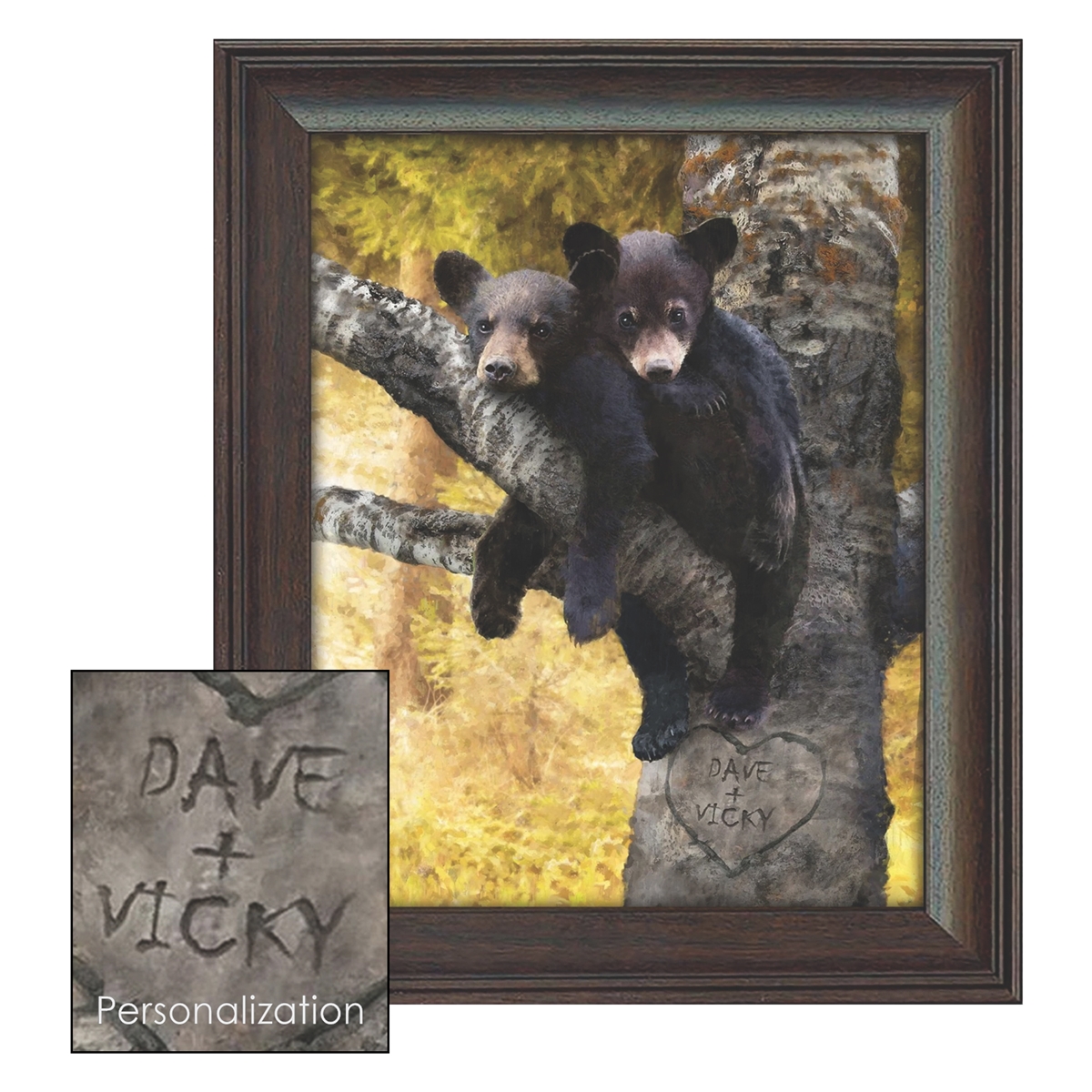 Bears Personalized Art Print
