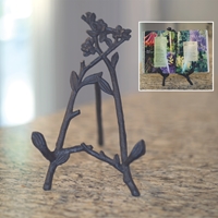 Cast Iron Floral Book Stand