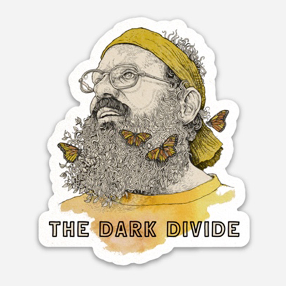 Dark Divide David Cross Sticker