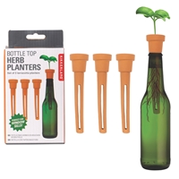 Bottle Top Herb Planters - 290020