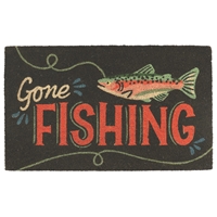 Gone Fishing Coir Mat