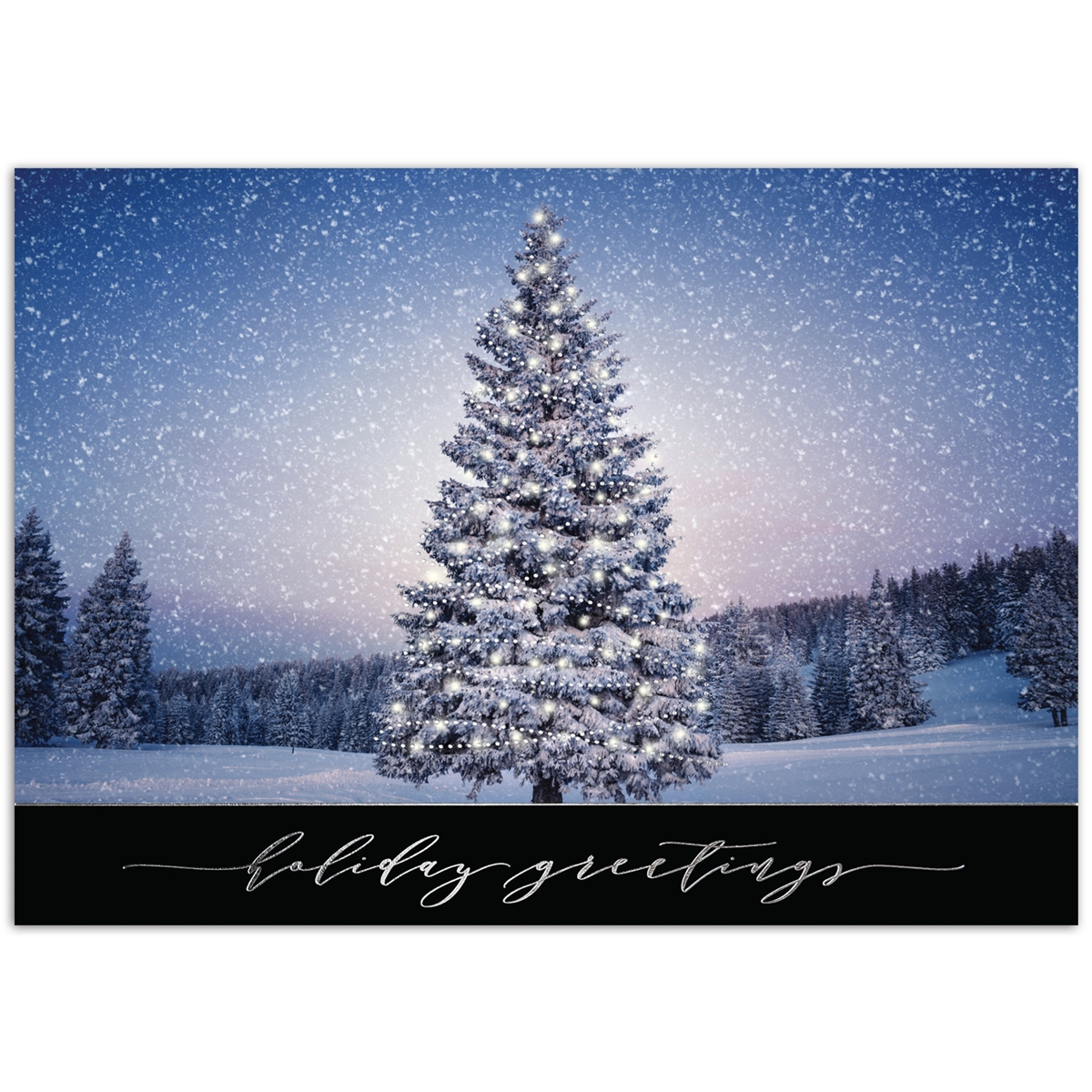 Tree Aglow Card