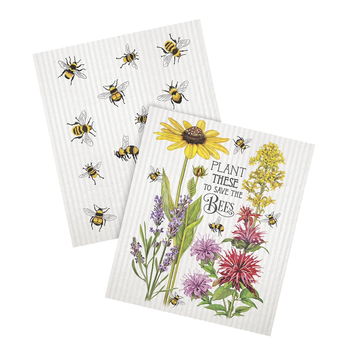 Save the Bees Dish Cloth Set