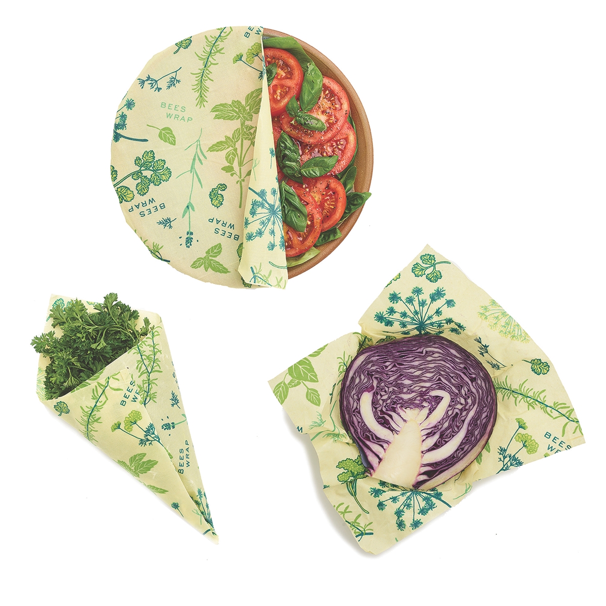 Vegan Herb Garden Reusable Food Wrap