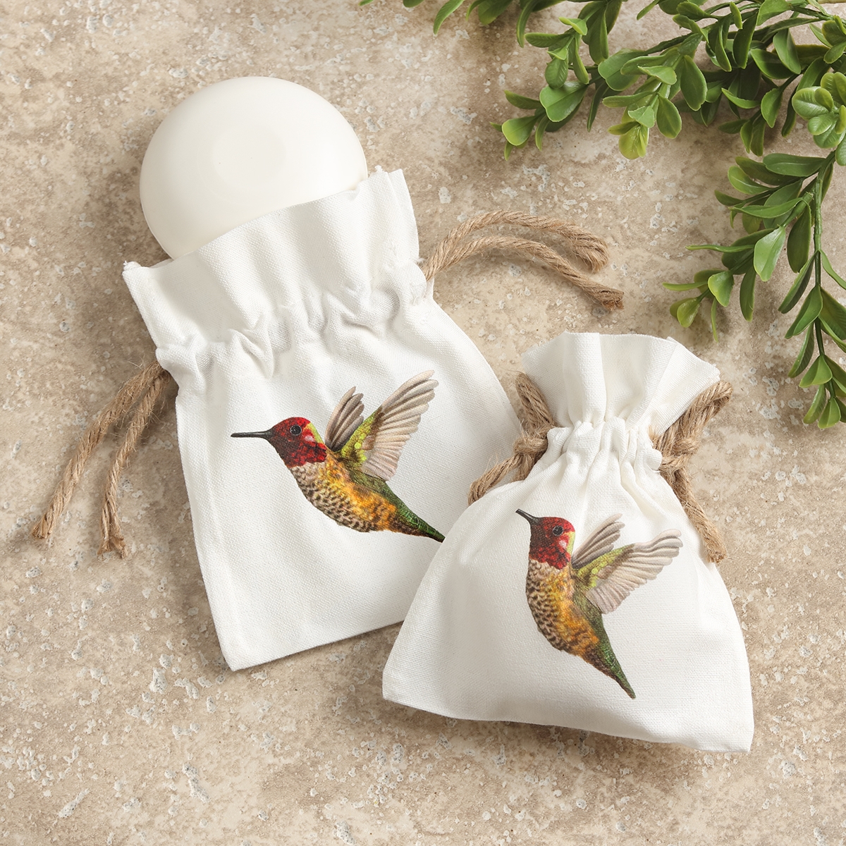 Hummingbird Sack of Soap