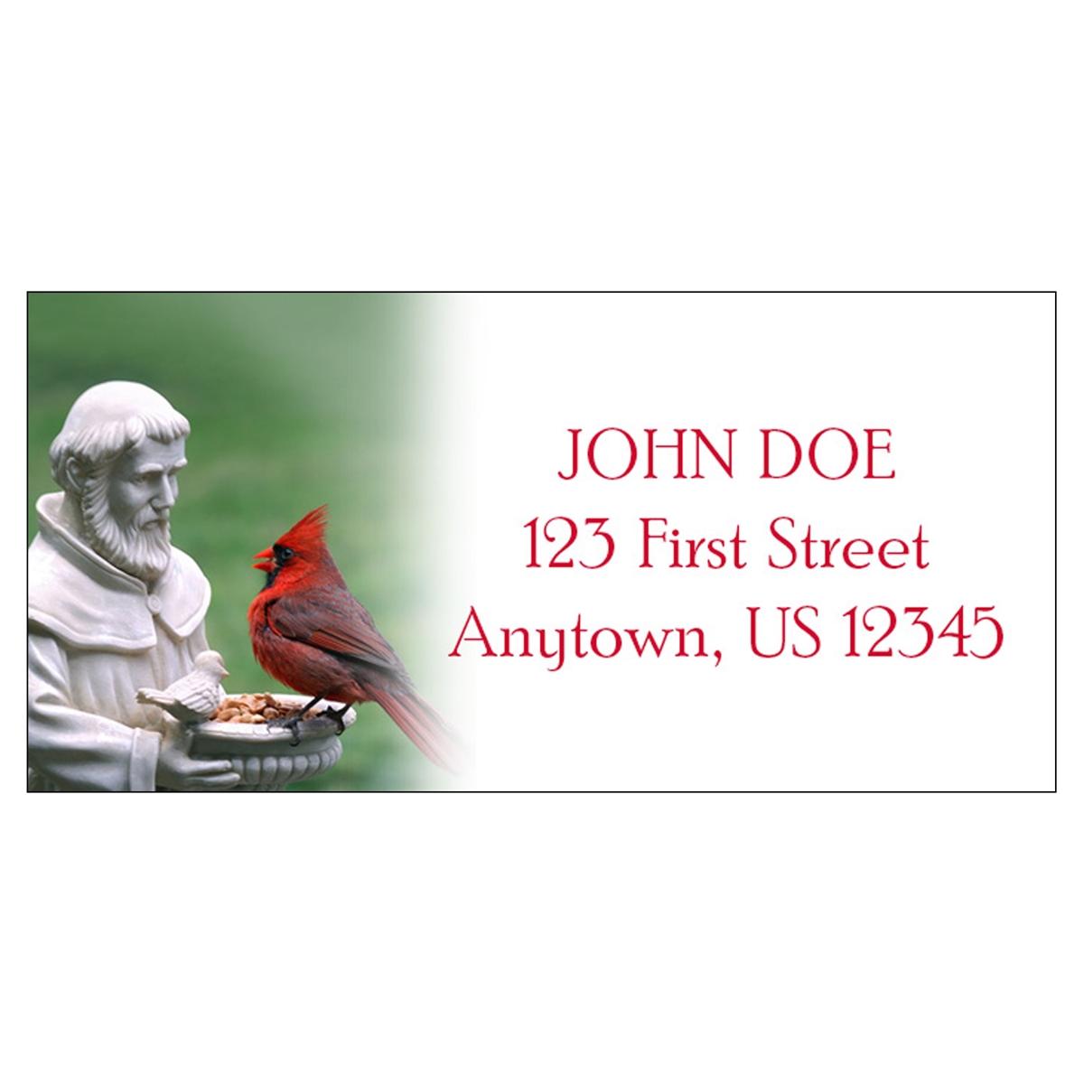 St. Francis and The Cardinal Address Labels