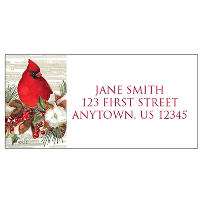 Holly and Cotton Address Label
