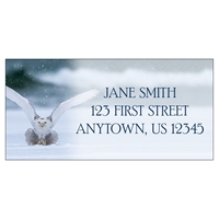 Snowy Owl Address Label