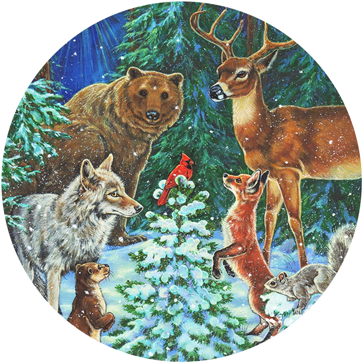 Woodland Animals Envelope Seal