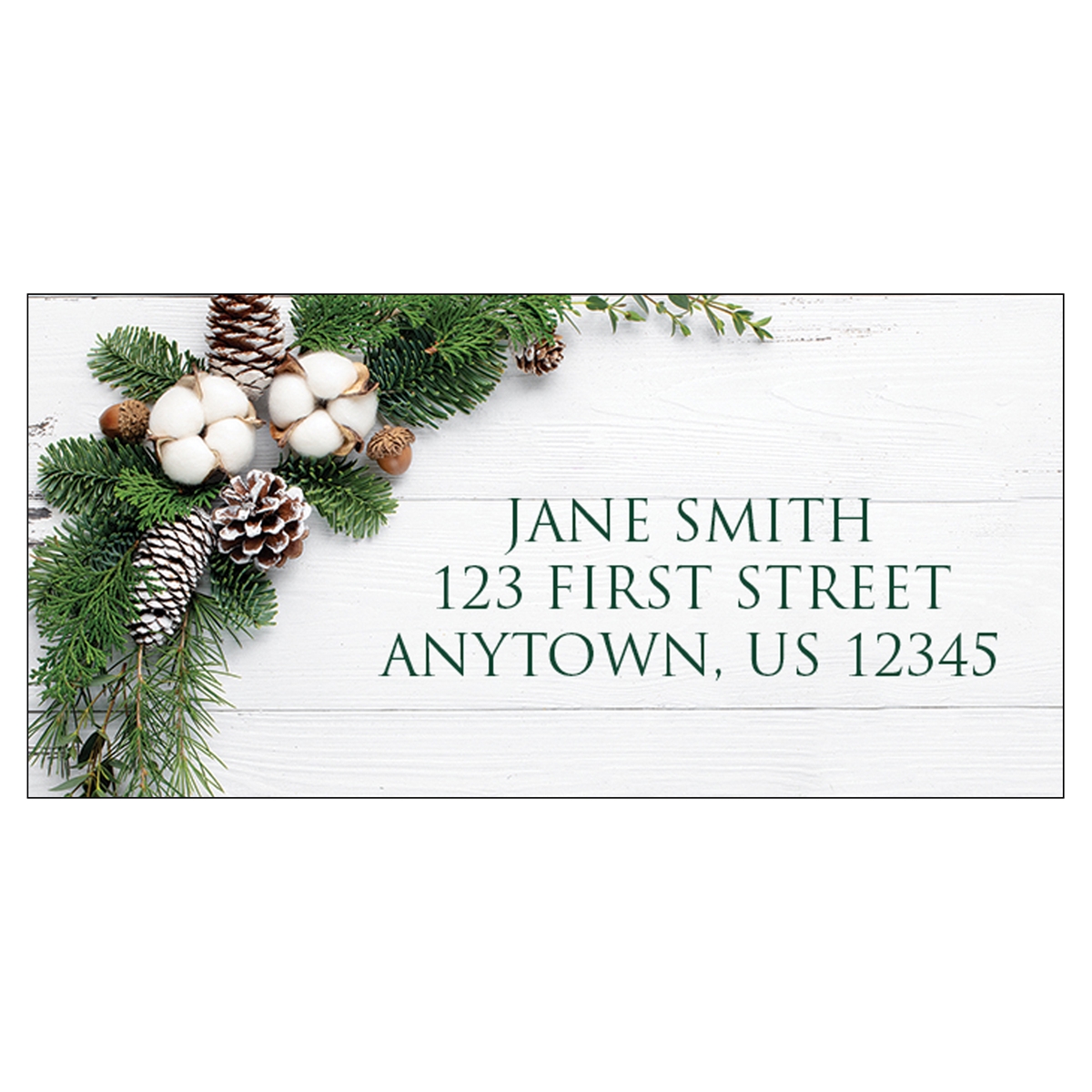 Rustic Style Address Label