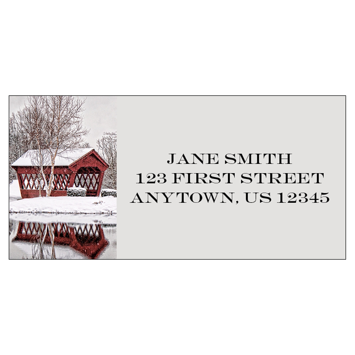 Sparkling Scene Address Label