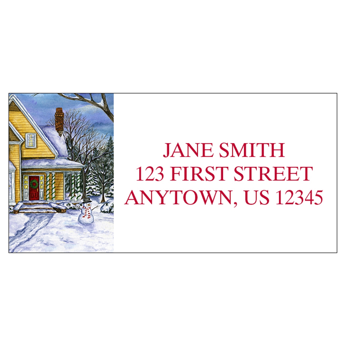 Christmas Traditions Address Label