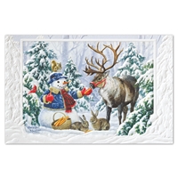 Clever Caribou Holiday Cards - NWF98895