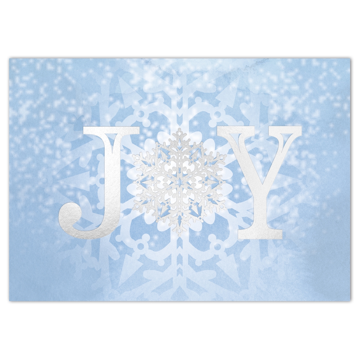 Joy Snowflake Holiday Cards