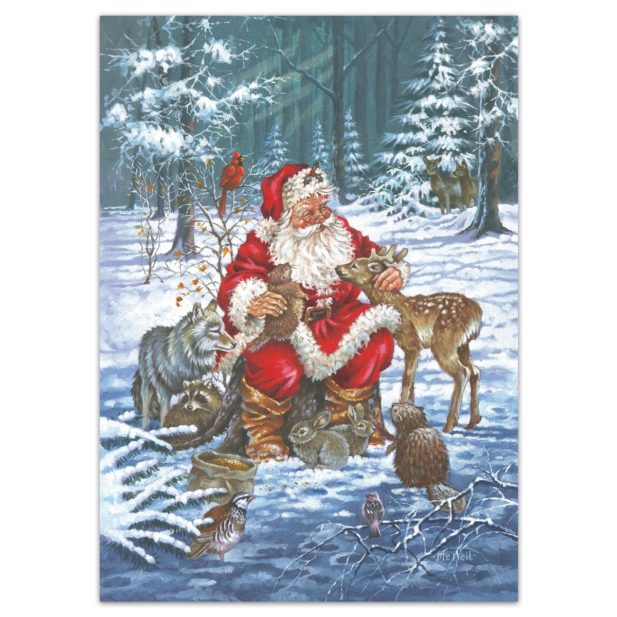 2022 National Wildlife Christmas Cards 2022 Wildlife Santa Holiday Cards The National Wildlife Federation