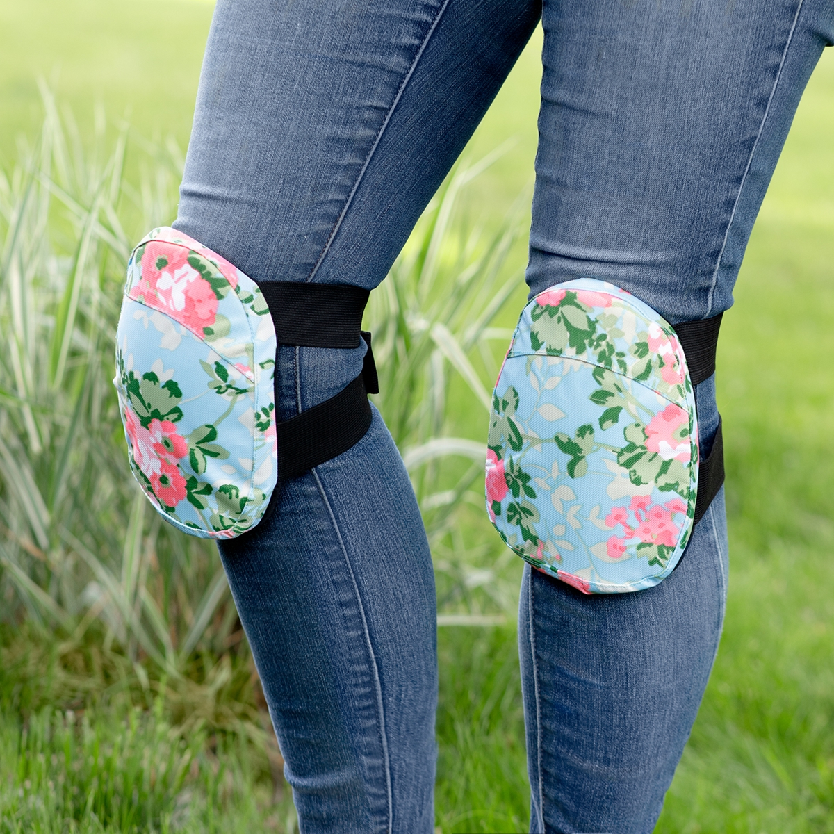 Rose Print Gardening Knee Pads